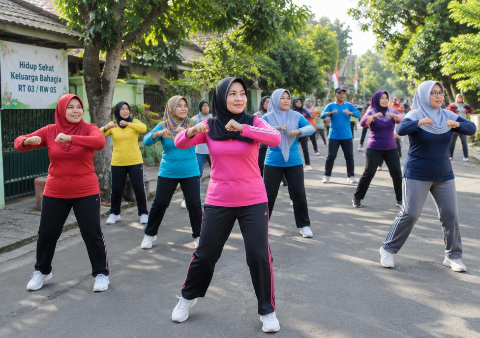 Pagi yang lebih sehat, tetangga yang lebih dekat
